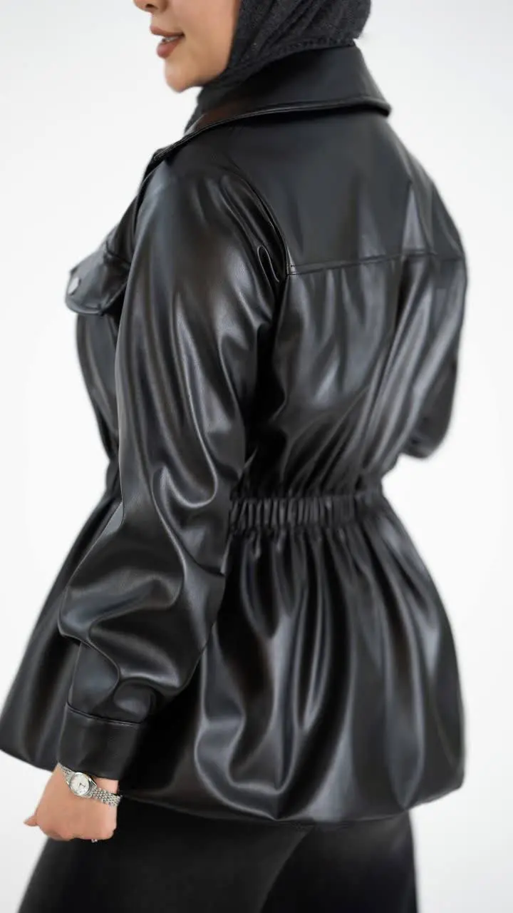 3743-پالتو چرم نیل